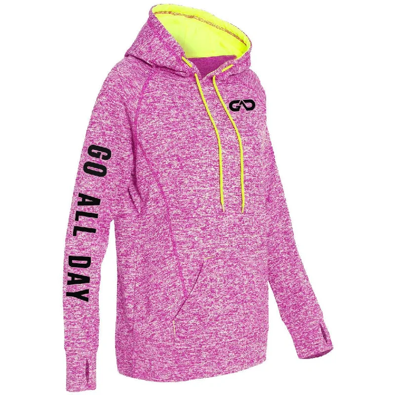 Weekend Deals That Please Women's "Cosmic" Hoodie Fleece (Magenta)