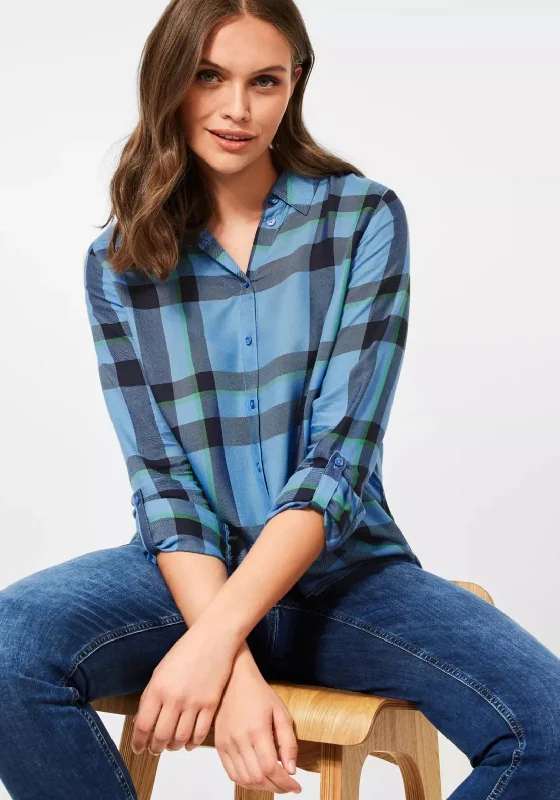 Shop and Save Cecil Check Shirt, Blue Multi