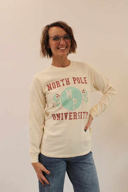 Super Sale NORTH POLE UNIVERSITY LONG SLEEVE TEE