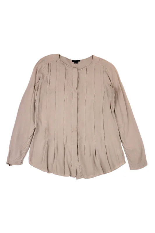 Customer Appreciation Sale Theory - Vertical Pleat Blouse