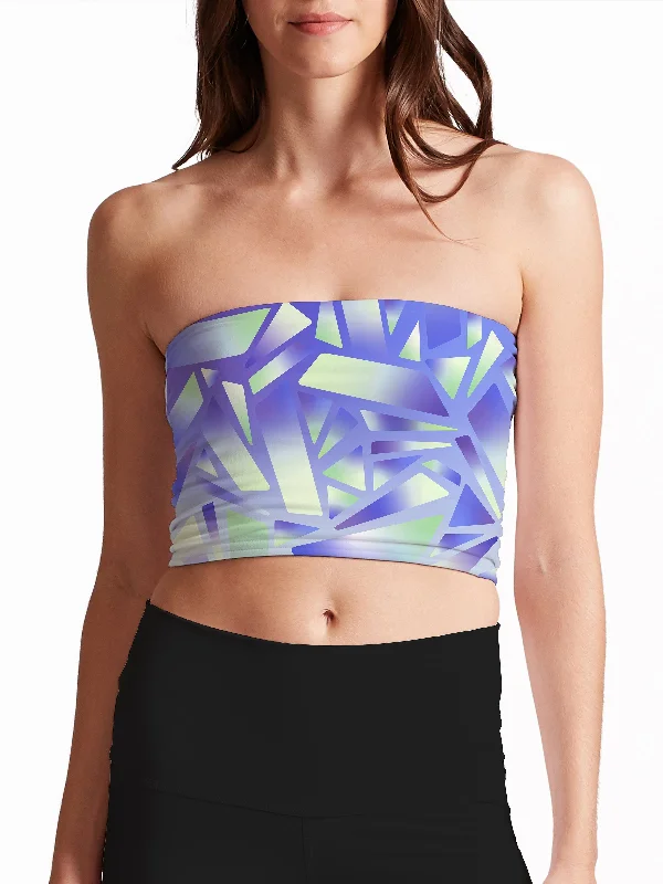 Discount Deals Electric Stained Glass (Indigo Ice) Tube Top