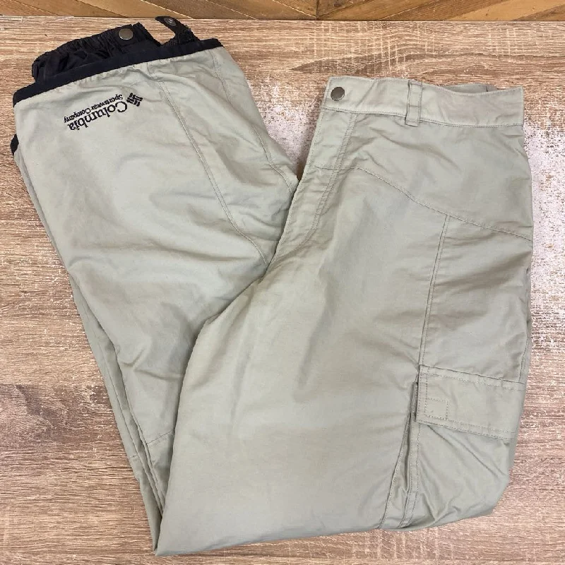 Markdown Madness Columbia- shell ski pants- MSRP $ 119: Grey-women-LG