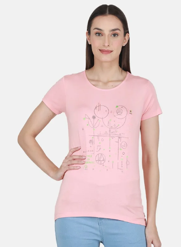 Unmissable Offer Women Peach Printed Top