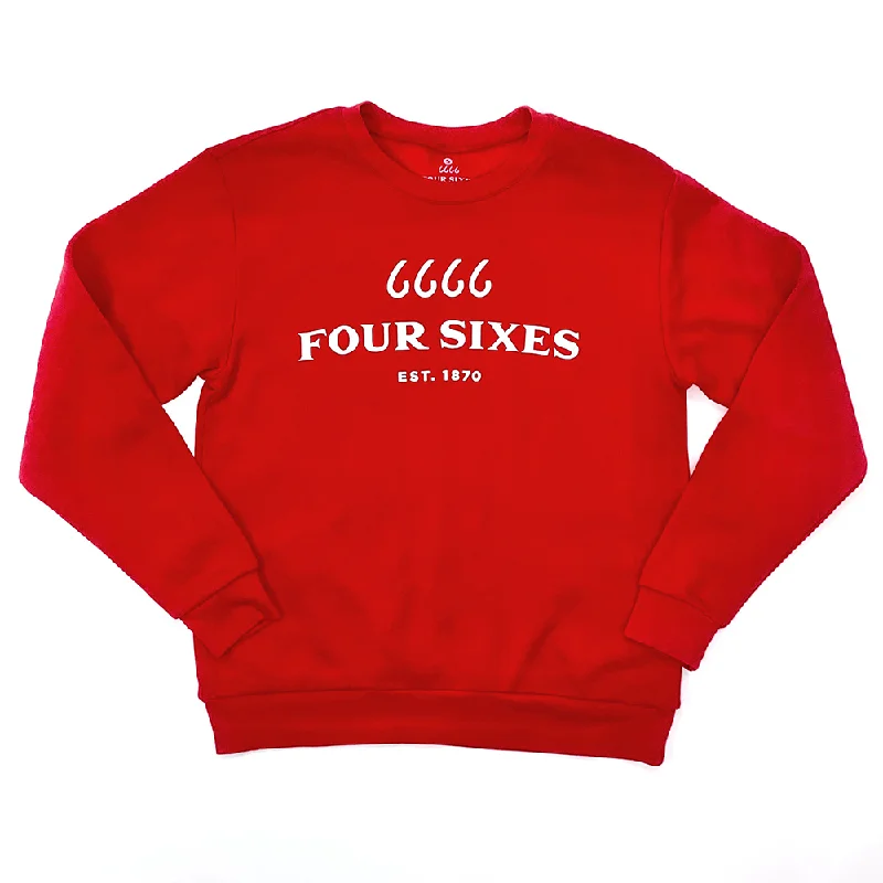 Epic Deals Fleece Crewneck Sweatshirt - Red