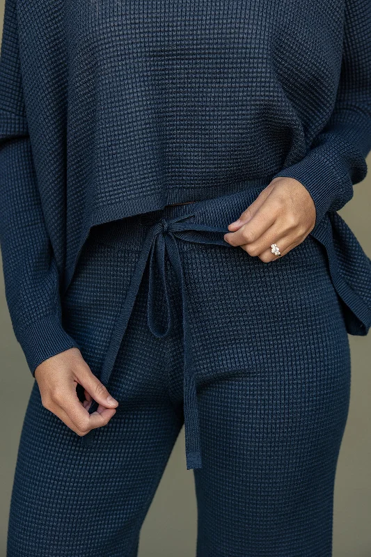 Weekend Offers That Dazzle Blueberry Hill Waffle Knit Pants