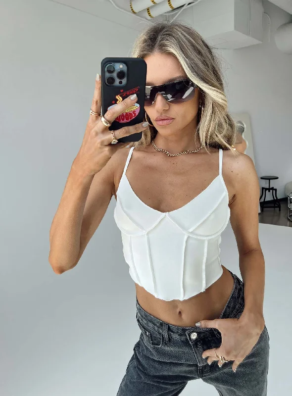 Price Slash Flinders Top White
