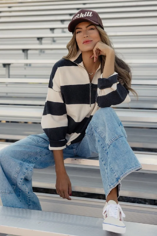 Savings Bonanza Free People Coastal Stripe Pullover