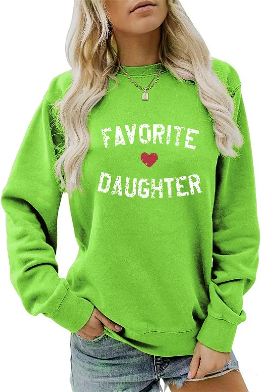 Anniversary Sale WOMEN LETTER PRINTING OVERSIZED LOOSE PULLOVER