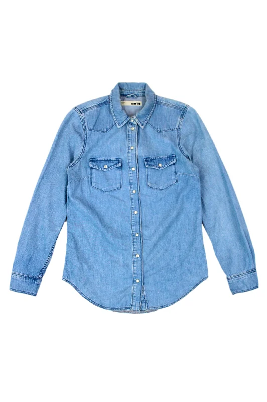 Price Rollback Topshop Moto - Denim Shirt