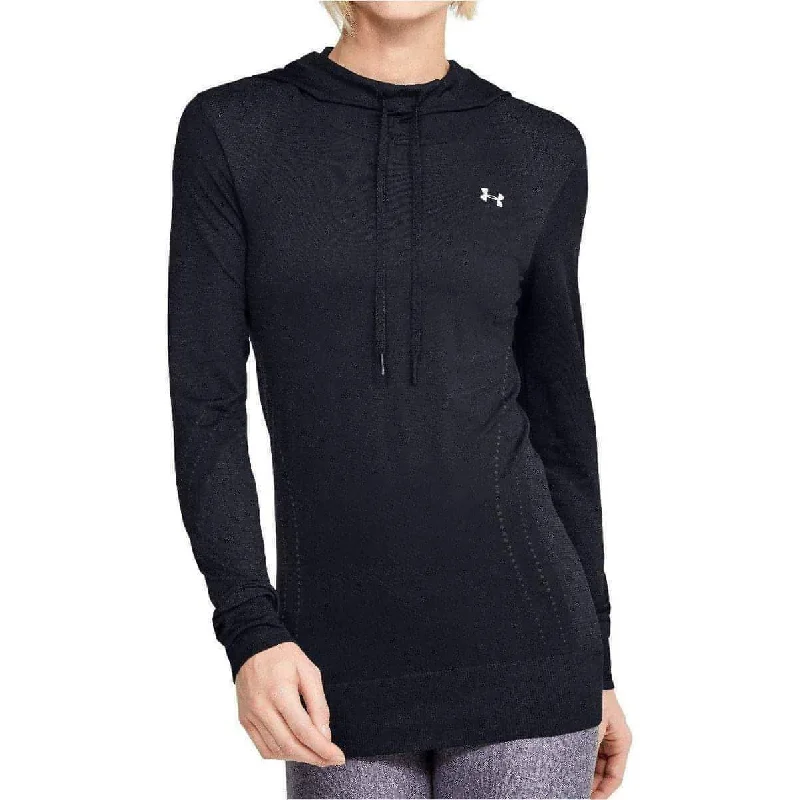 Weekend Discounts Worth Grabbing Under Armour Seamless Womens Training Hoody - Black