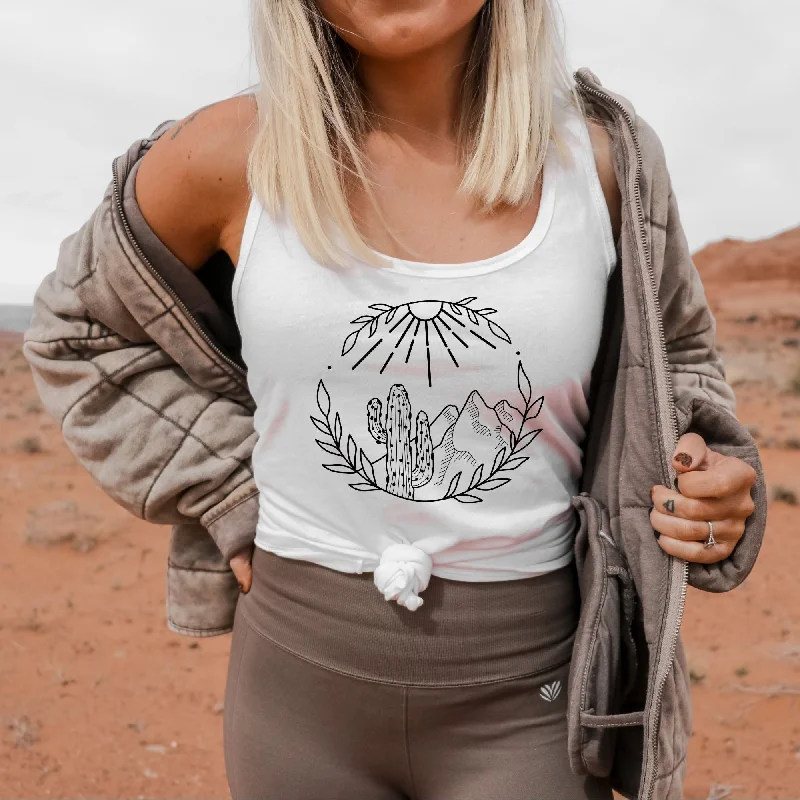 Markdowns Desert Scene Tank Top
