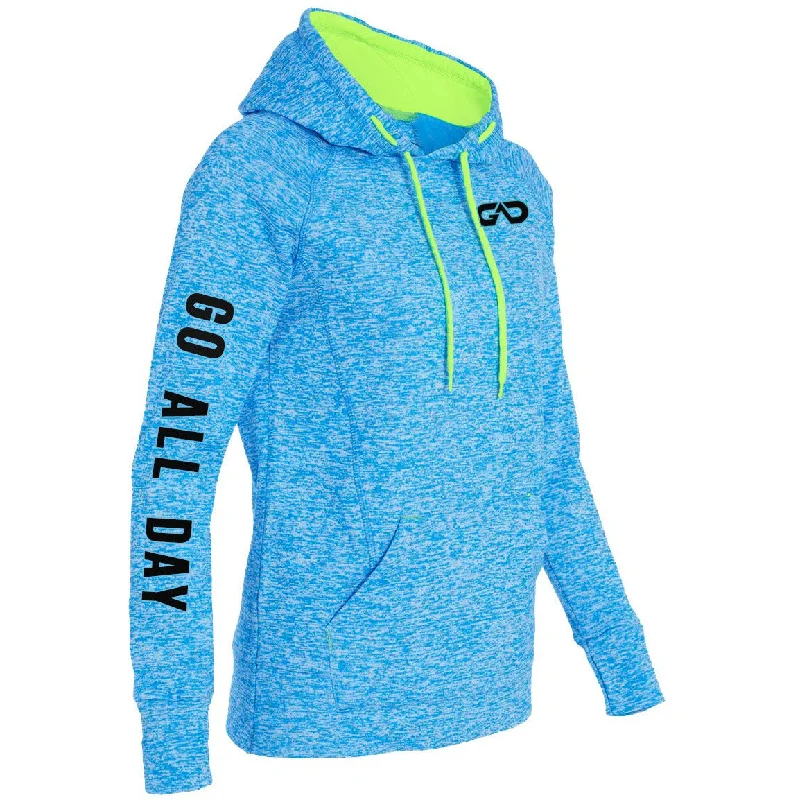 Weekend Offers That Impress Women's "Cosmic" Hoodie Fleece (Electric Blue)