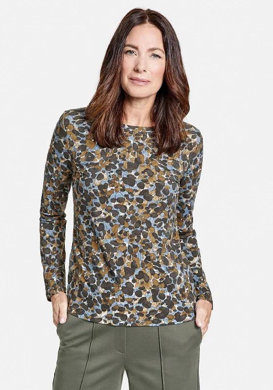 Don't Miss Gerry Weber Abstract Long Sleeve T-Shirt, Multi