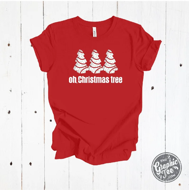 Limited Edition Oh Christmas Tree Red Unisex ADULT Short Sleeve Tee