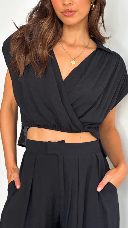 Best Seller Haku Top - Black