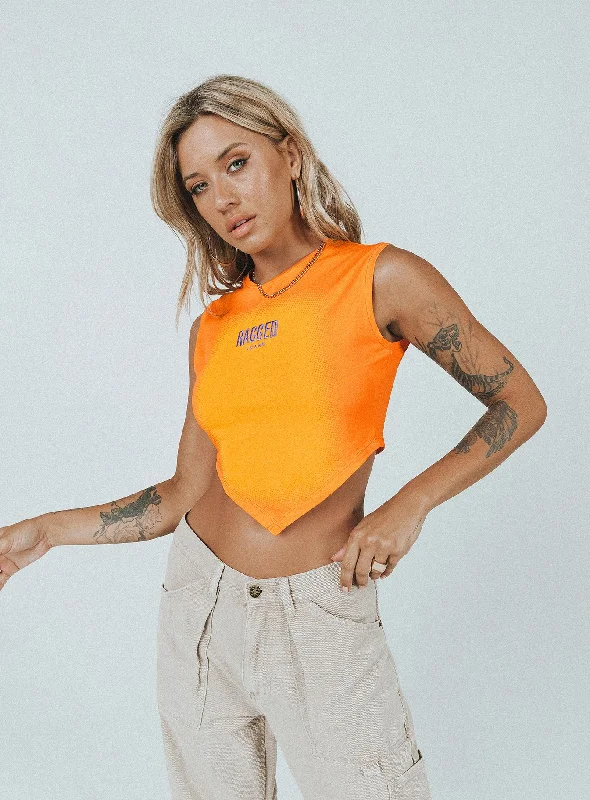Clearance Sale The Ragged Priest Ignite Vest Orange / Yellow